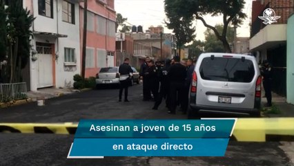 Balean a joven de 15 años y a su padre en ataque directo en calles de Iztapalapa; hay un muerto
