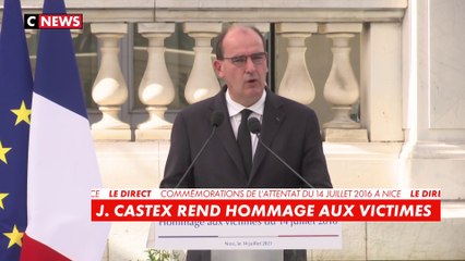 Jean Castex : l'hommage aux victime de l'attentat de Nice en 2016