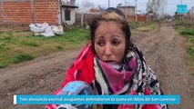 Tras denuncia vecinal ocupantes defendieron la toma en Altos de San Lorenzo