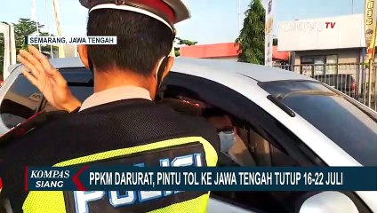 Pintu Tol ke Jawa Tengah Tutup 16-22 Juli 2021 Karena PPKM Darurat