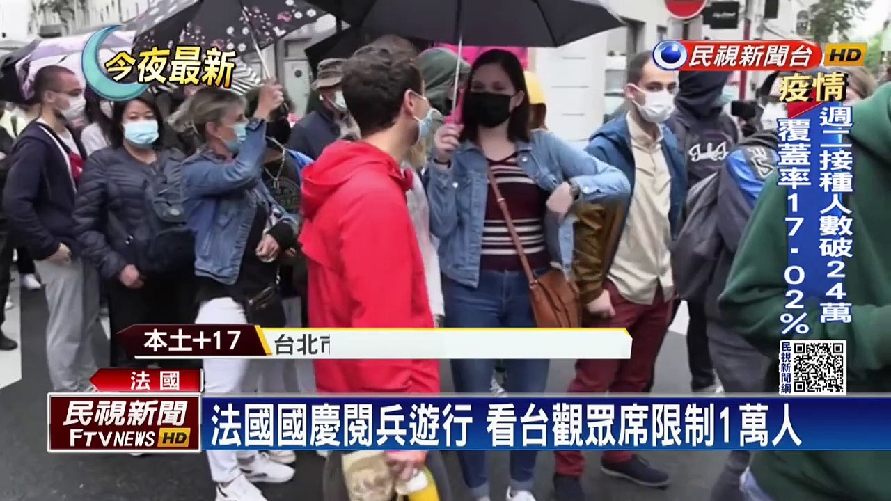 法國國慶登場 香榭麗舍大道盛大閱兵遊行