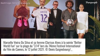 Cannes : Frédérique Bel canon en cuir avec sa soeur, Marcelo Viera en amoureux