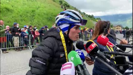 D. Gaudu (Groupama-FDJ) TDF#17 : « Les 3 devant étaient trop forts »
