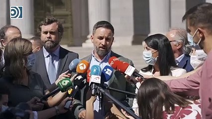 Abascal pide la dimisión Sánchez y la convocatoria de elecciones