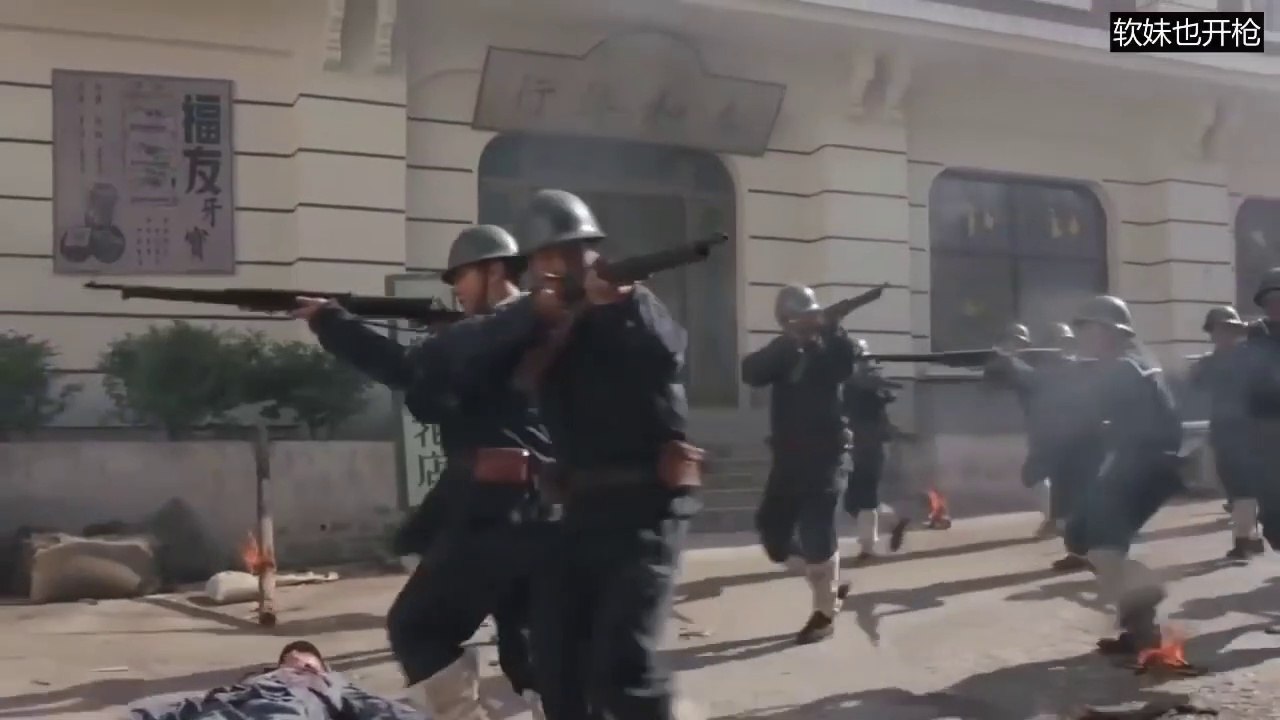 Use rifles to confront Japanese armored vehicles