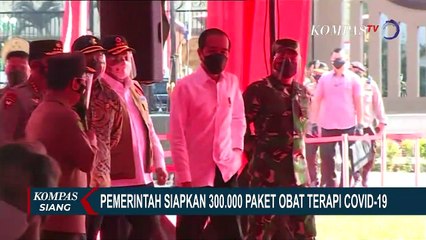 300.000 Paket Obat Terapi Corona Gratis Disiapkan Pemerintah