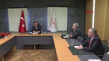 SPOR Bakan Kasapoğlu, Galatasaray Kulübü Başkanı Burak Elmas'ı kabul etti