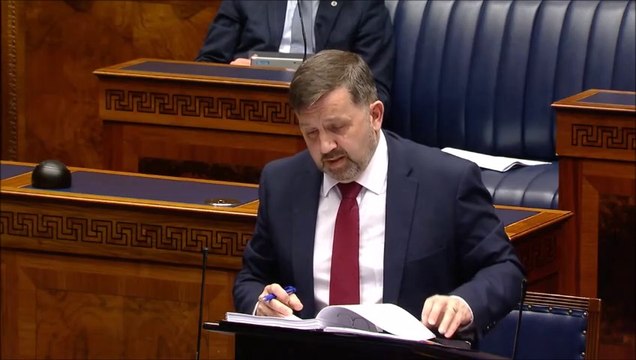 Robin Swann says it is not clear for how long abortion services will be paused in Western Trust due to staffing issues tion