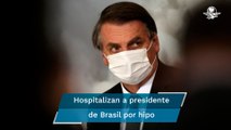 Hospitalizan al presidente Bolsonaro por ataque de hipo y dolores abdominales