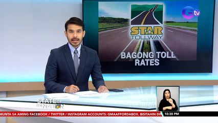 STAR Tollway, magpapatupad ng bagong toll rates | SONA