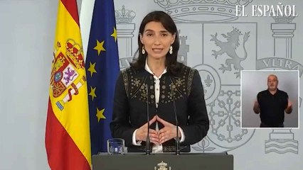 Pilar Llop, ministra de Justicia, tras la sentencia del Constitucional: "El Gobierno respeta, pero no comparte la resolución"