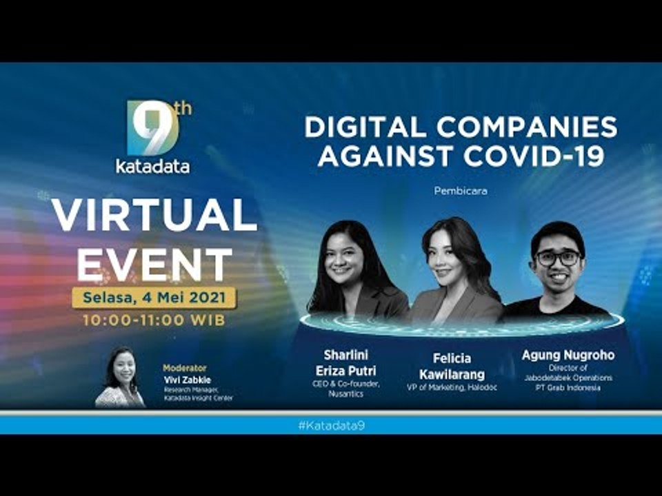 #Katadata9 Virtual Event: “Digital Companies Against Covid-19”