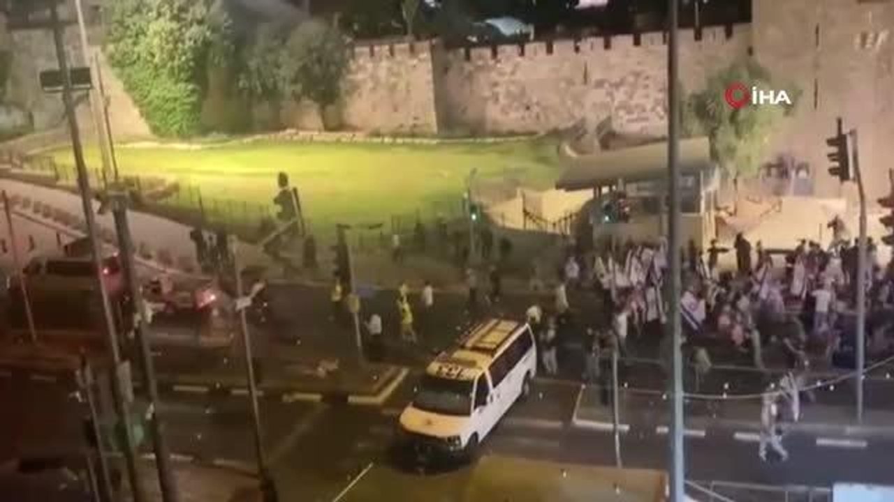 Fanatik Yahudiler, Doğu Kudüs'te yürüyüş düzenledi