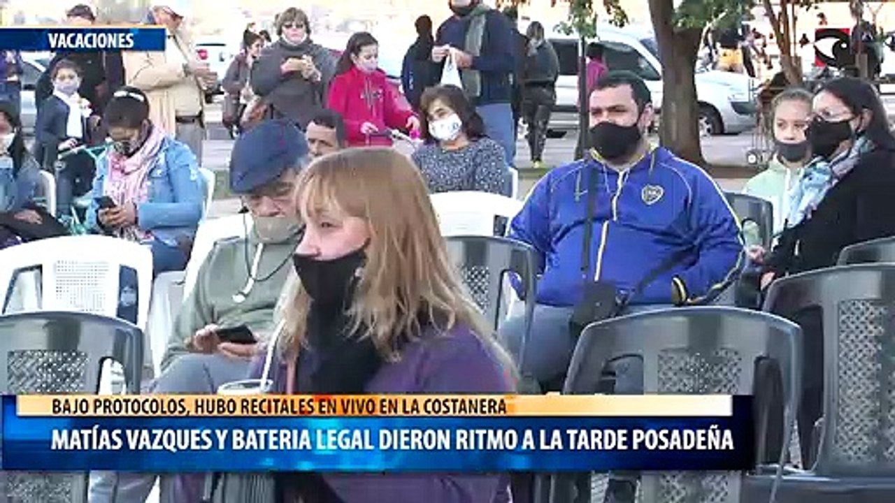 Matías Vazques y Bateria Legal dieron ritmo a la tarde posadeña