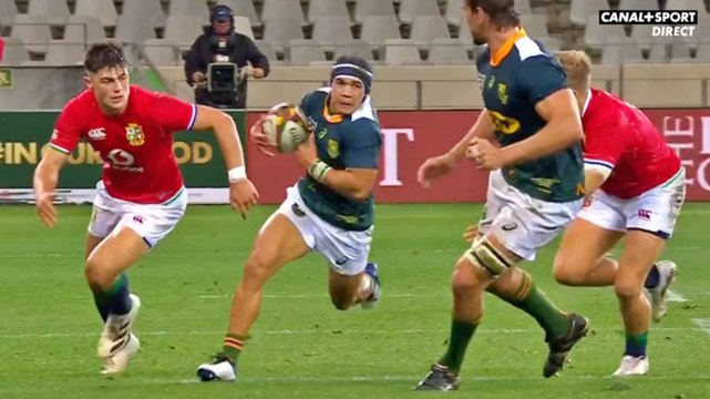 L’incroyable percée de Cheslin Kolbe offrant l’essai à son capitaine face aux Lions Britanniques