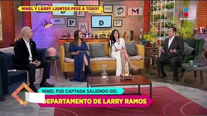¡Ninel Conde fue vista saliendo del departamento de Larry Ramos!