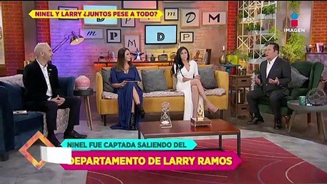 ¡Ninel Conde fue vista saliendo del departamento de Larry Ramos!