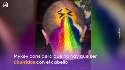 ¿Te teñirías emojis en el cabello? Este artista lo hace y el resultado es súper divertido