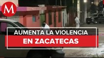Siete tiroteos en Zacatecas