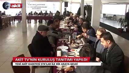 Akit Tv'nin kuruluş tanıtım toplantısı yapıldı