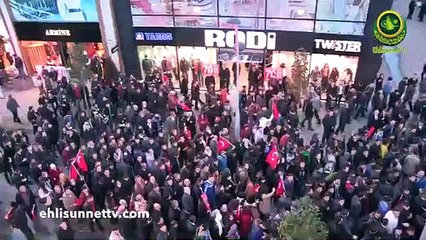 Binlerce kişi 'Osmanlı'yı istiyoruz' diyerek yürüdü