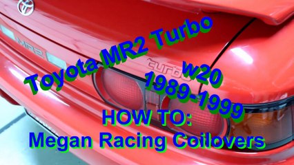 Toyota MR2 Megan Racing Coilovers