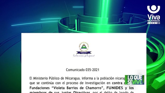 Prosiguen investigaciones contra fundaciones y personas relacionadas con lavado de dinero