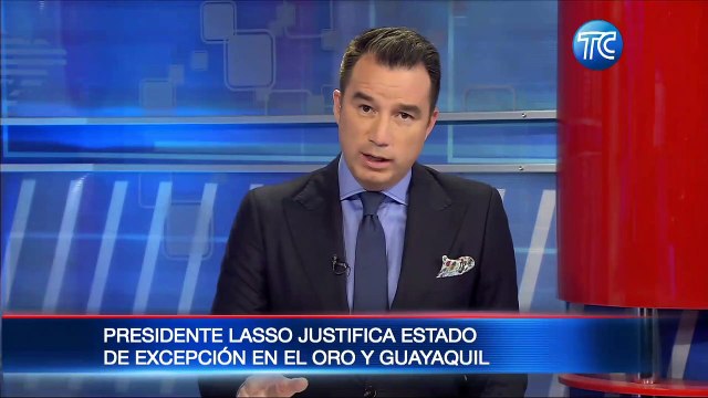 El presidente Lasso se refirió al estado de excepción en El Oro y Guayaquil