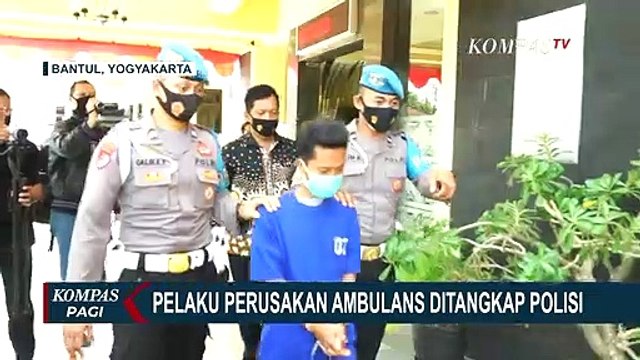 Ambulans Pembawa Pasien Covid-19 Dirusak Seorang Warga hingga Kaca Belakang Pecah dan Penyok