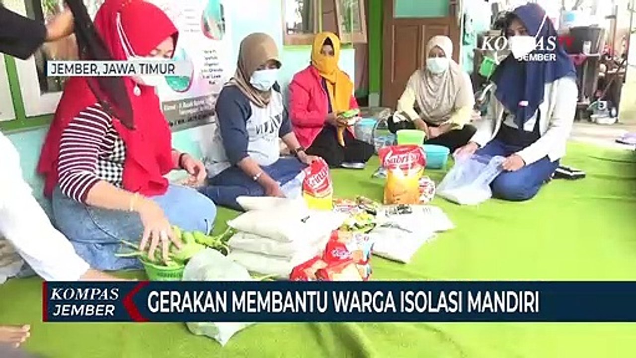 Ibu Rumah Tangga Gotong Royong Bantu Warga yang Isolasi Mandiri