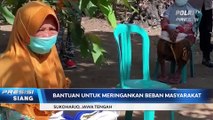 Polwan Polres Sukoharjo Bagikan Bansos