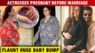 Bollywood Actresses Who Got Pregnant Before Marriage | Dia Mirza, Neha Dhupia, Sridevi & More