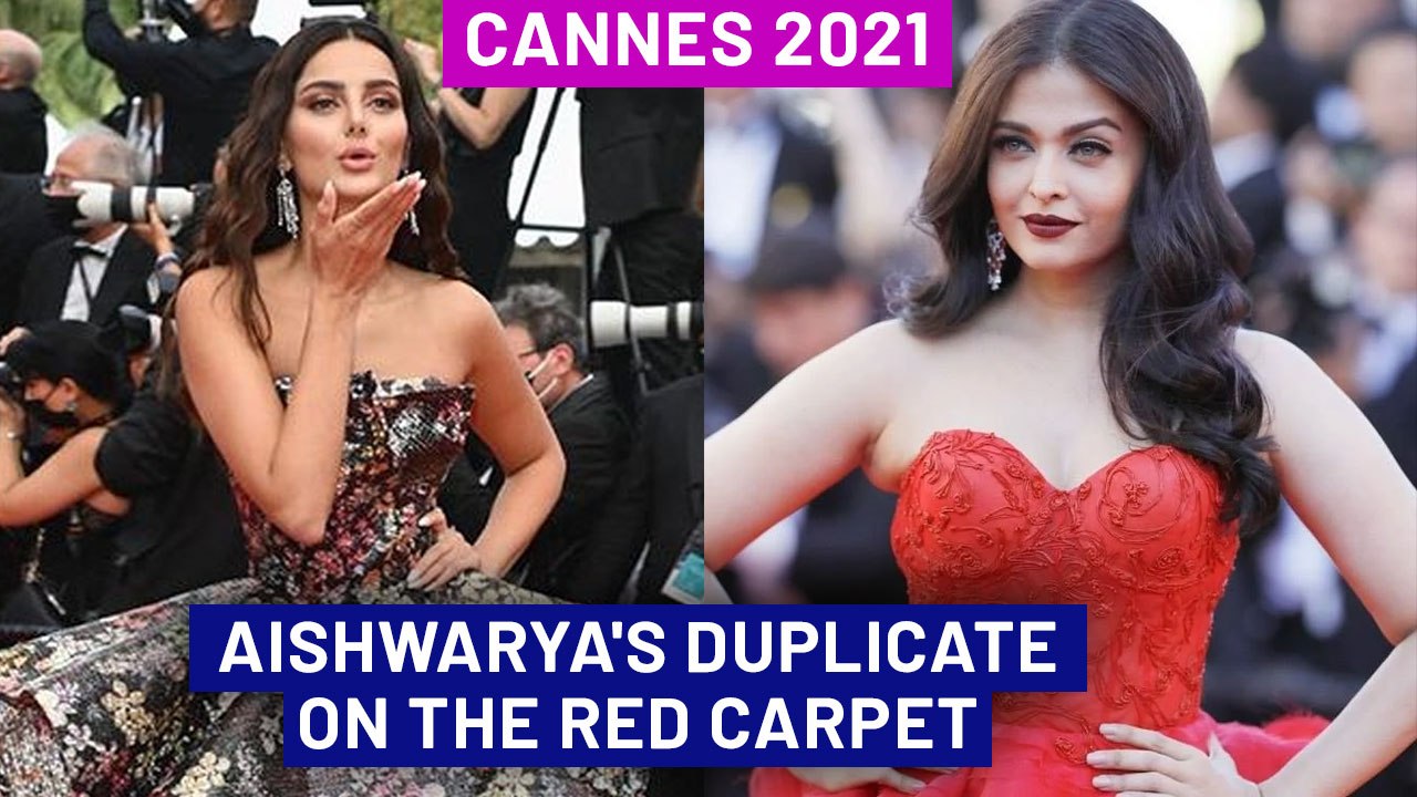 Cannes 2021 | Aishwarya Rai's Lookalike Poses On The Red Carpet