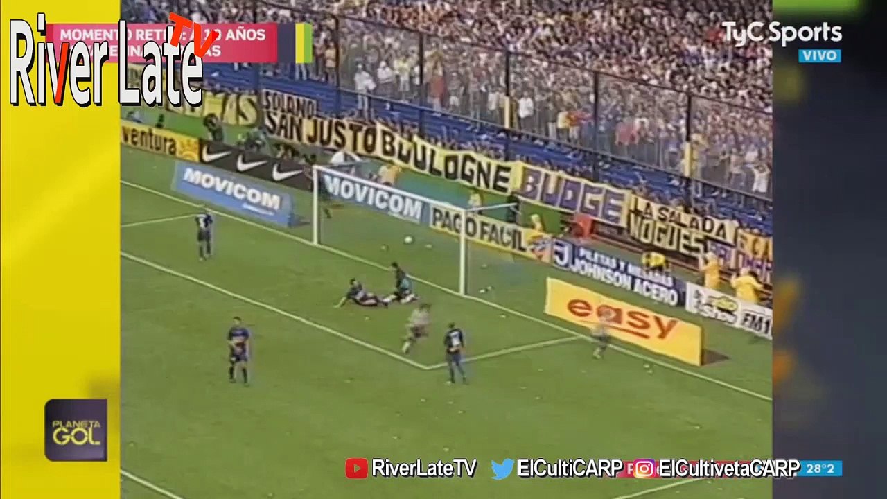 Momento Retro: A 19 años de la Vaselina de Rojas a boca ][ RiverLateTV