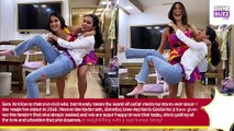 OMG Sara Ali Khan does heavyweight bodybuilding by lifting a person guess who