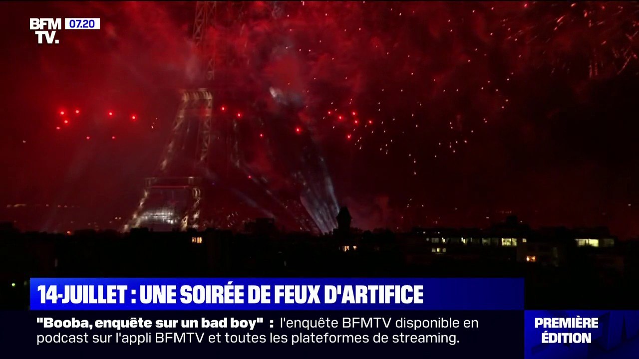 À Paris, Cannes ou Marseille, les images des feux d'artifice pour le 14-Juillet