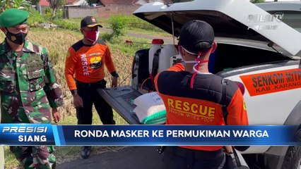 Polres Karanganyar Ronda Masker