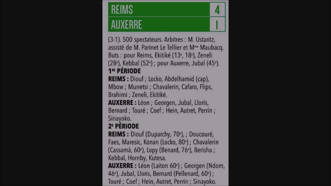 21 AMICAL REIMS AUXERRE