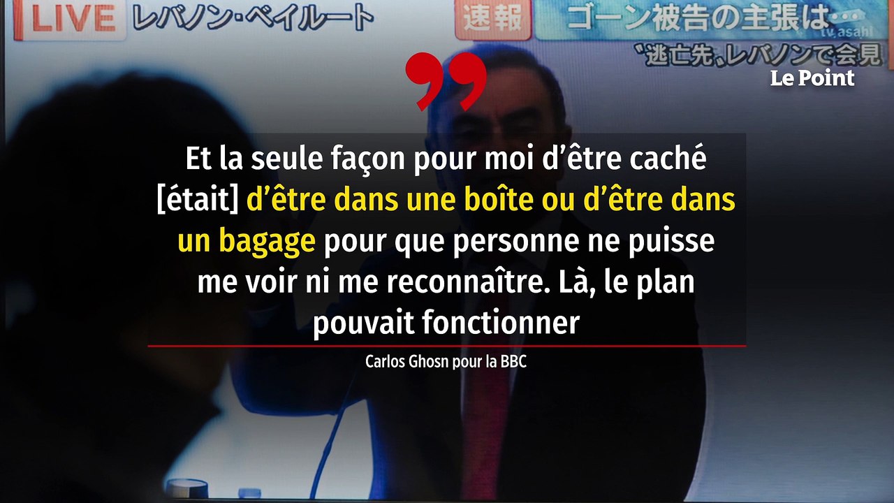 Carlos Ghosn livre les coulisses de son évasion du Japon