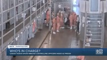 Newly leaked Florence, Arizona prison video shows inmates trap officers in stairwell