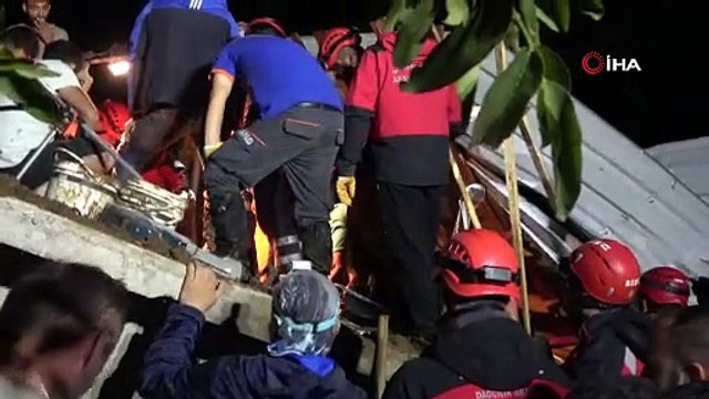 Rize'de selde kaybolan 4 kişiyi arama çalışmaları devam ediyor