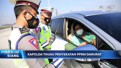 Kapolda Jawa Tengah Tinjau Exit Tol