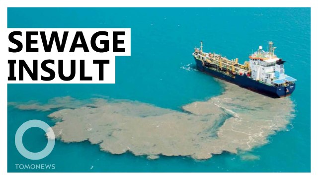 China's Occupying Boats Dumping Sewage On Philippine Reefs