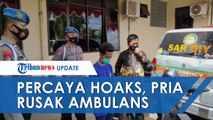 Termakan Info Hoaks Ambulans Kosong di Medsos, Pria di Jogja Rusak Ambulans SAR DIY