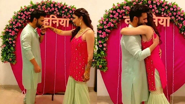 Rahul Vaidya ने Disha Parmar को Mehendi पर किया एक बार फिर propose| FilmiBeat