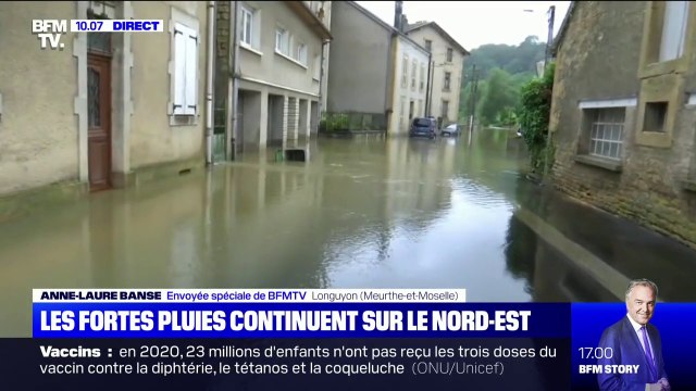 Tout est sous l'eau : les habitants de Longuyon surpris par les inondations en Meurthe-et-Moselle
