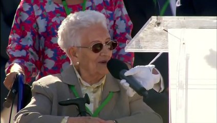 Araceli Hidalgo, la primera vacunada, pide a los jóvenes que respeten la pandemia