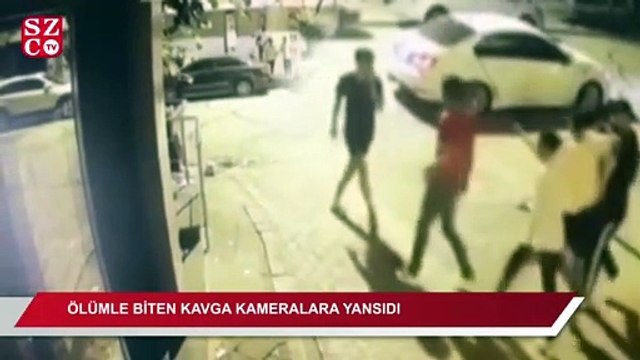Ölümle biten kavga kameralara yansıdı