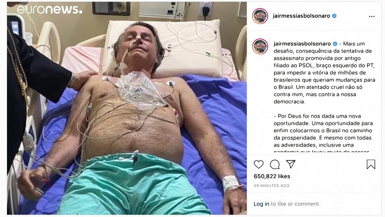 Brésil : Jair Bolsonaro hospitalisé pour une occlusion intestinale