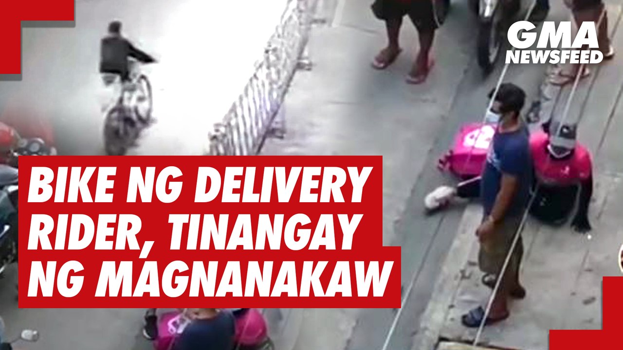 Bike ng delivery rider, tinangay ng magnanakaw...